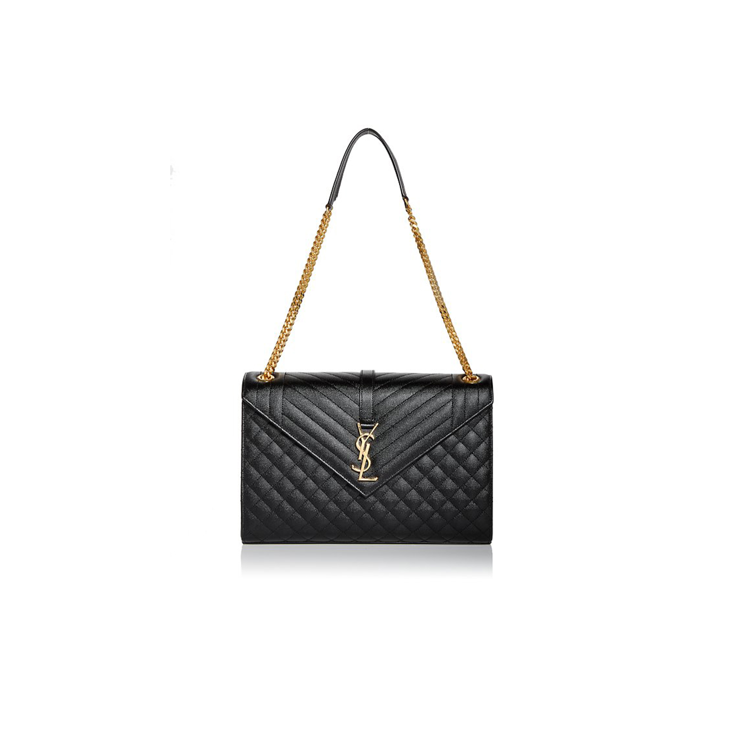 Y*L envelope large quilted leather crossbody 4166039 (31*22*7.5cm)
